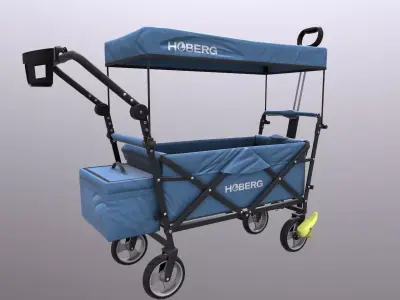 Stroller 3D model purchase
