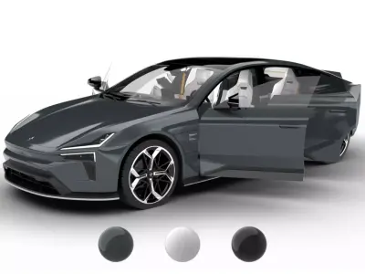 Polestar 5 2026 HQ 3d model 3D model