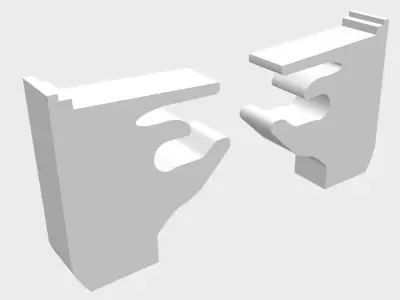 Sony TA-F 770 707 870 808 ES spare part for panel clip  3D print model