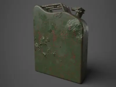 Fuel Canister Free low-poly 3D model
