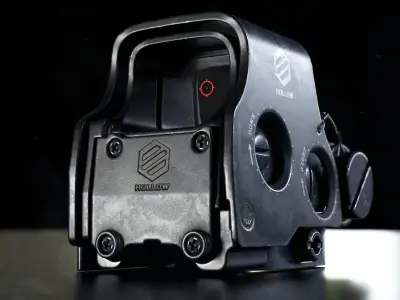 Holographic Sight - EOTECH HWS Low-poly 3D model