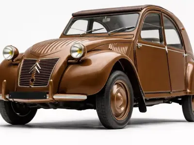 Classic French Utility Citroen 2CV 3D model