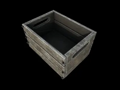 Crates Pack 1 Low-poly 3D model