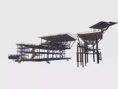 Platform pack 3d model 3D model