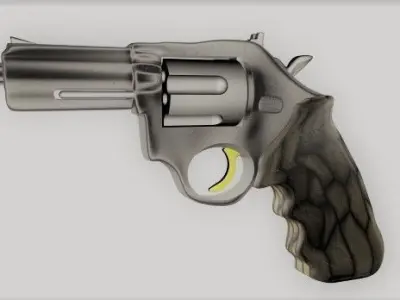 Revolver 3D model 2