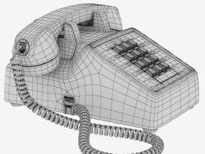 Western Electric Model 2500 telephone 3D model