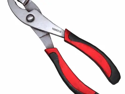 Slip Joint Plier Low Poly Low-poly 3D model