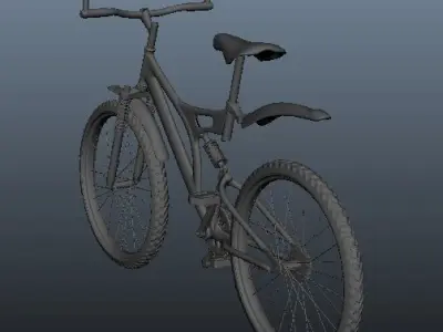 bicycle Low-poly 3D model purchase