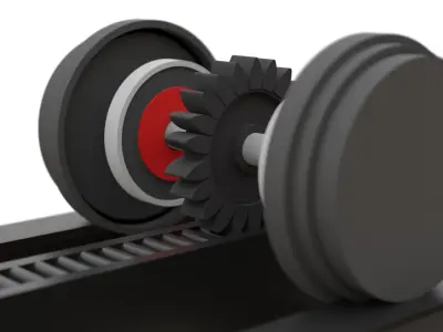 Cog Railroad System Free 3D model