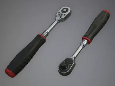 Ratchet Wrench Low-poly 3D model purchase