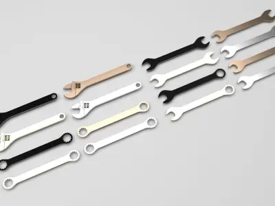 Wrenches Set 3D model