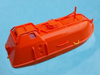 Type A lifeboat 3D print model