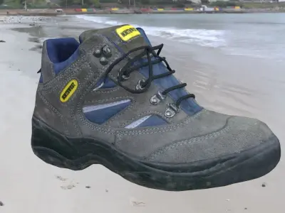 Work Boots Low-poly 3D model