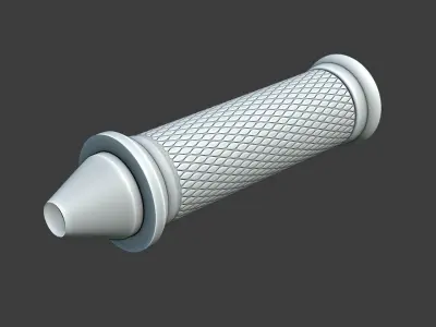 Bike Handlebar Low-poly 3D model