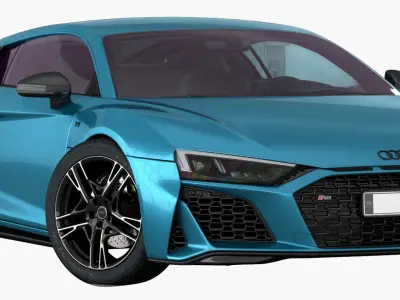 Audi R8 2020 3D model