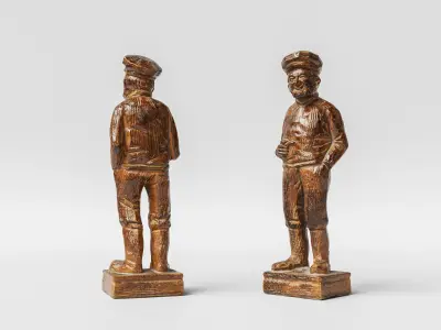 Old Sailor Statuette 3D model