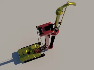 Drilling vehicle 3D model