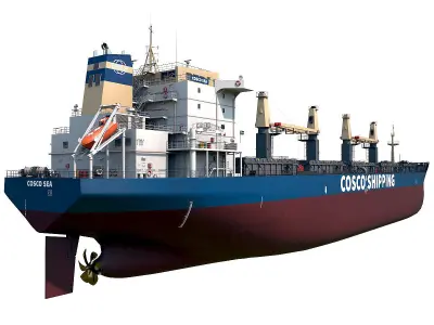 Bulk carrier  3D model
