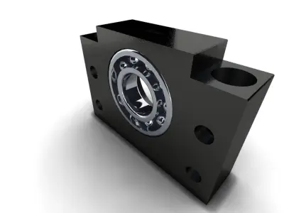 BF30 supports 3D model