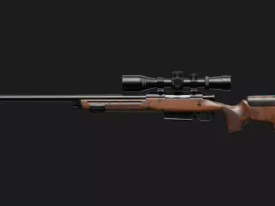 Modern Hunting Rifle 3D model