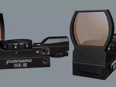 hakko35 gun Low-poly 3D model