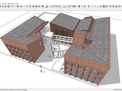 Sketchup Office building K5 3D model