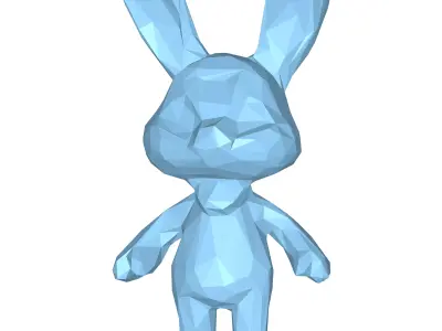 Bunny Low Poly 3D model