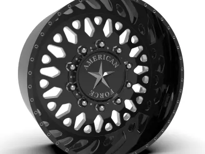 AMERICAN FORCE 6G17 EVO SD WHEEL 3D print model
