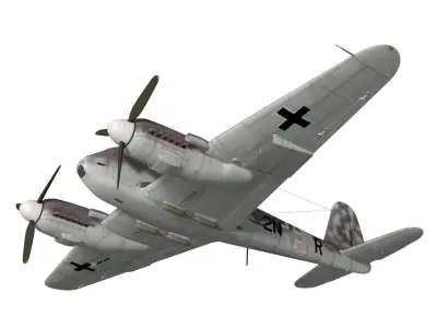 Messerschmitt Me 210 A1 3D model