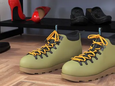 Native Boots 3D model