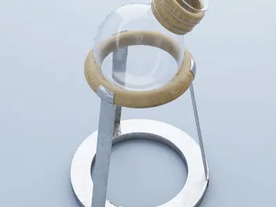 Glass Decanter 3D model