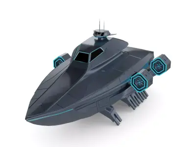 Assault Ship 3D model shop