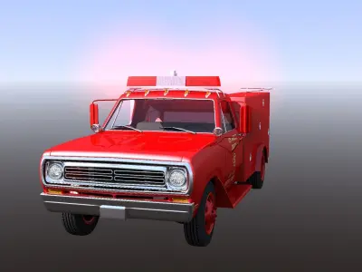 Emergency Truck 3D model