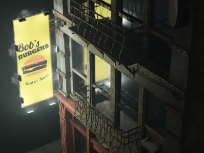 Old Building 3D model