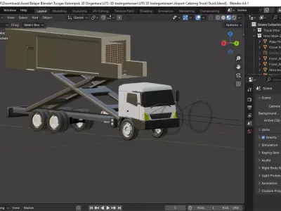 Airport Catering Truck 3D print model