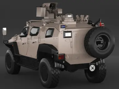 Yoruk Military Armored Vehicle 3D model from CGTrader