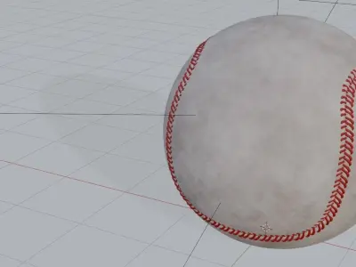 Baseball  ball 3D 3D model