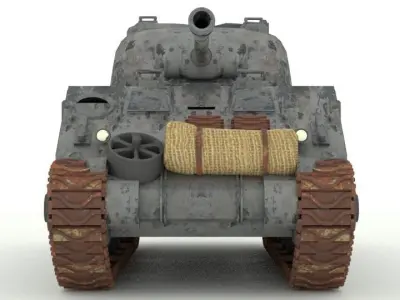 Sherman Firefly Tank WW2 3D model