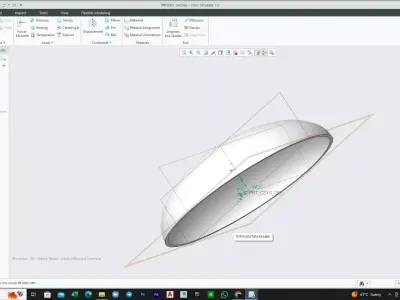 Fan plate Free 3D model