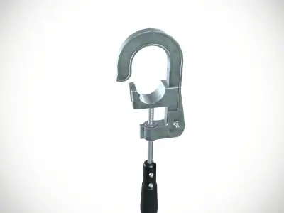 Discharge rod Low-poly 3D model