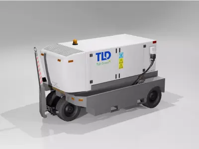 TLD Airport Ground Power Unit - 3 Pack  Low-poly 3D model