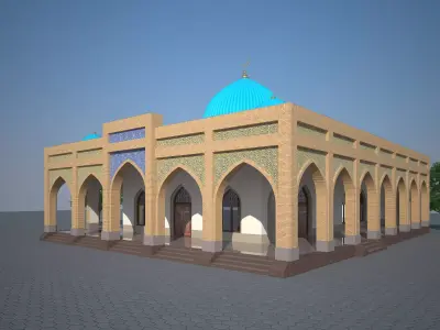 mosque 3D model purchase