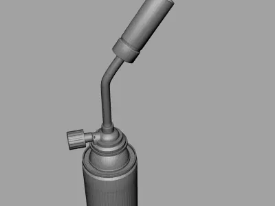 Portable Gas Burner- 3D model 3D model