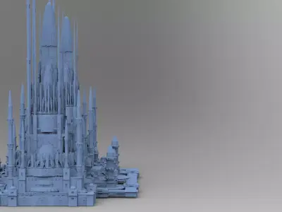 Sci fi City Dome variation 3D model