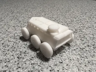 2001 A Space Odyssey Moon Rover - Concept Vehicle Free 3D print model