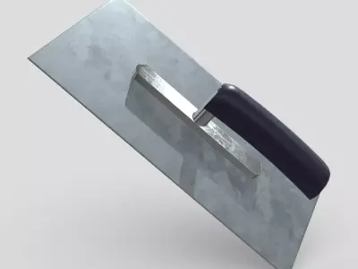 Smoothing Trowel Low-poly 3D model