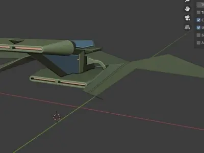 MY SOLAR AIRPLANE Low-poly 3D model