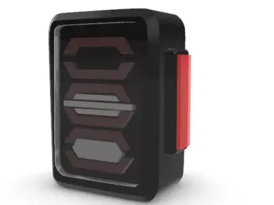 stop led JEEP Rubicon - Wrangler Low-poly 3D model