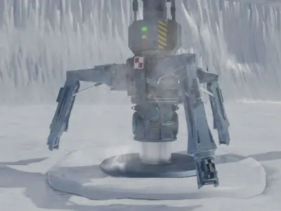 Drilling Machine 3D model get