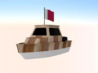 Qatar Fishing Boat 3D model